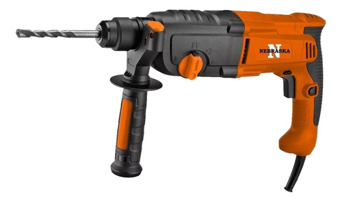 Rotomartillo electroneumático Nebraska NEMERM1026 naranja y negro con 1050W de potencia 220V