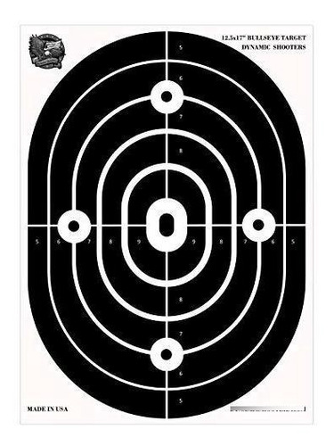 Dynamic Shooters Shooting Range - Juego De 100 Dianas De Pap