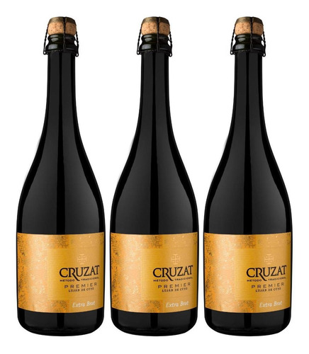 Champagne Cruzat Premier Extra Brut 750 Ml X3 Espumante
