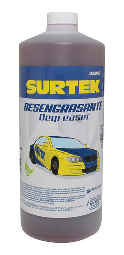 Liquido Quitagrasa Superficies 1l Detergente Alcalino Surtek