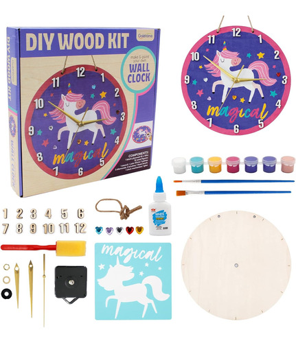 Kit De Fabricación De Reloj De Unicornio Para Hacer Bricolaj