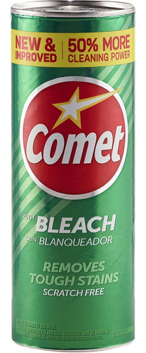 Detergente Comet Con Blanqueador Remueve Sucios Dificiles 