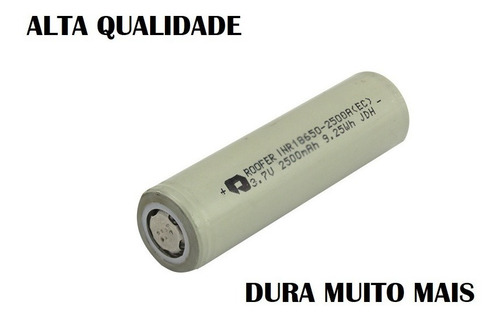 Imagem 1 de 1 de 1 Bateria Recarregável Li-ion 18650 3.7v Lanterna Led