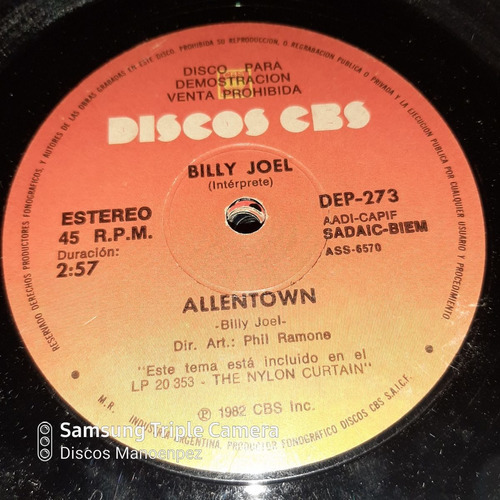 Simple Billy Joel Discos Cbs C12