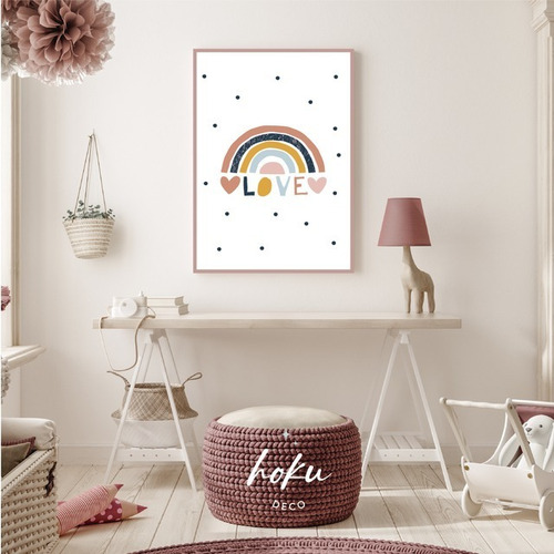 Imagen 1 de 1 de Cuadro 30x40 Para Niños - Niñas - Bebes - Infantil - Nordico