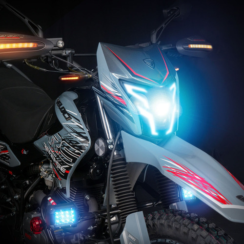 Motocicleta Veloci Revenge Dynamik Tech 200cc Gris 2024