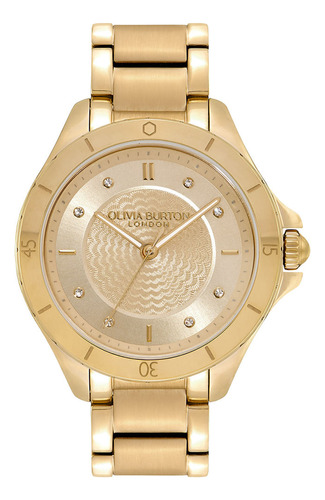 Relógio Olivia Burton Feminino Aço Dourado 24000040