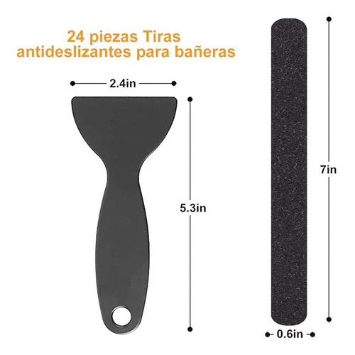 Imagen 6 de 7 de Cinta Antideslizante Tesa Transparente Para Baño