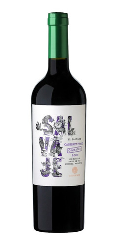 Vino Tinto El Salvaje Orgánico Cabernet Franc 2021 X6