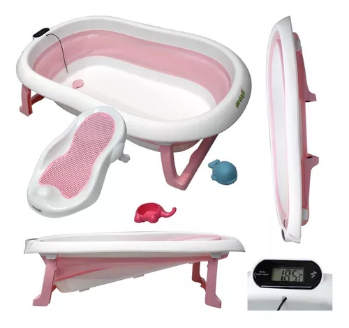 Bañera Bebe Avanti Plegable Soporte Reductor + Termómetro