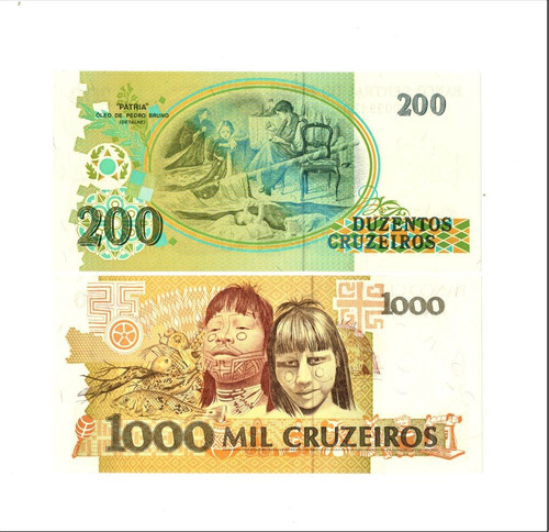 2 Cedulas C. 215a/ C. 217a ( Asterisco Fe ) Frete Grátis