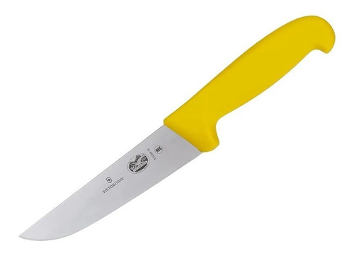 Cuchillo Carnicero Victorinox Fibrox Hoja 16cm #5.5208.16 Color Amarillo