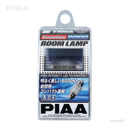 Bombillo Led Piaa T6 Dome Tera Evolution 6000 Room Lamp