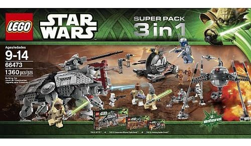 Lego Star Wars Super Pack 3 En 1 Combo (66473)
