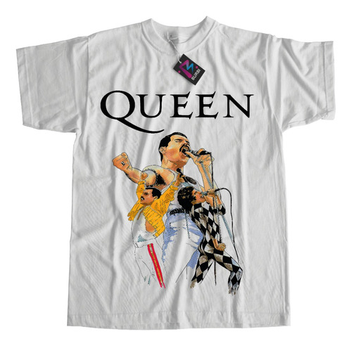 Remera Queen Banda Rock Dtf Estampa Grande Calidad Premium