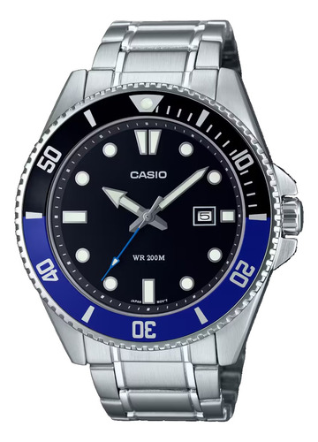 Reloj Casio Hombre Mdv-107d-1a2v Sumergible Original