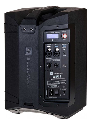 Electro Voice Everse 8 Altavoz Pa Batería 2 Vias 8 PuLG 400w