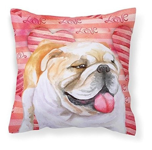 Tesoros De Caroline Bb9726pw1414 Bulldog Ingles Amor Al Air