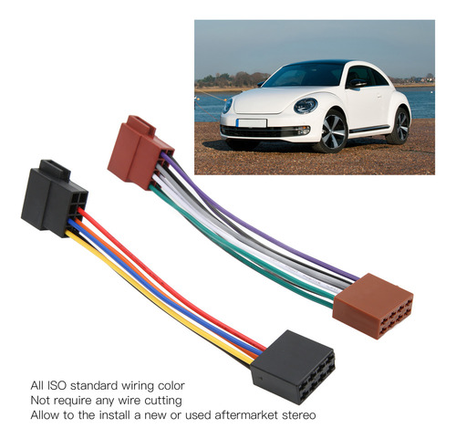 Conector De Cable De Radio Iso Adaptador De Arnés De Cablead