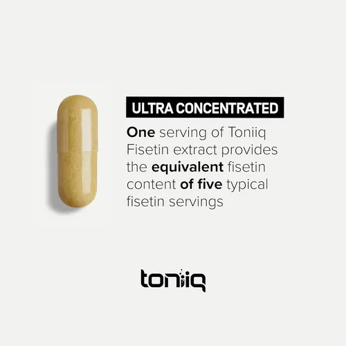 Toniiq Fisetina De Ultra Alta Pureza De 500 Mg