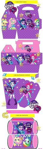 Kit Imprimible Candy Bar My Little Pony Equestria Girls Mas