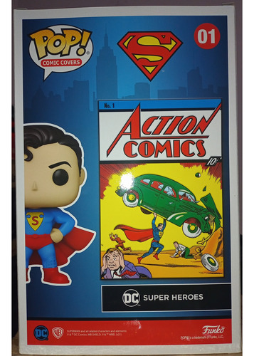 Figura Funko Pop Superman Action Comics #1 (Usado)