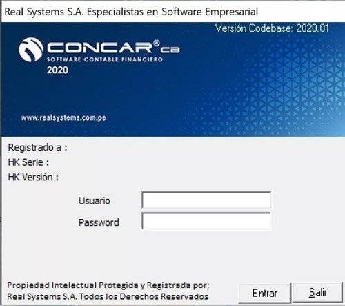 Concar Sistema Contable2020.07 Actualizado E Instalado S/150