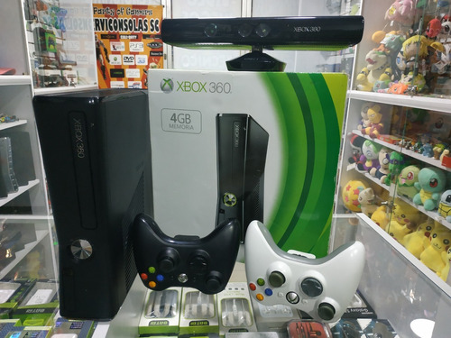 Xbox 360 Slim 2 Controles Kinect Disco Duro 