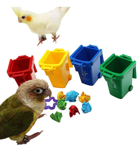 Conure Toys Cubo De Clasificacion De Colores Juguetes Para P