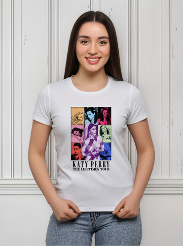 Remera Katy Perry The Lifetimes Tour Movistar Algodón 02