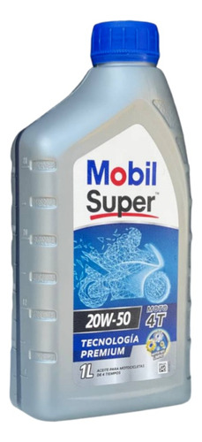 Aceite Mobil 20w-50 Para Moto 4t Mineral