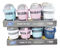 Comprar Envases Plásticos Trasparentes Para Yorgurt Cereales Cuchara