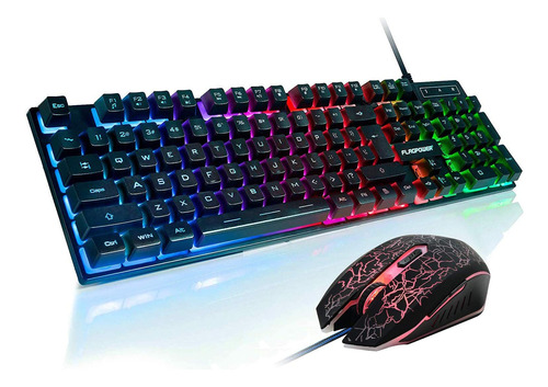 Teclado Y Mouse Para Juegos Flagpower | Led