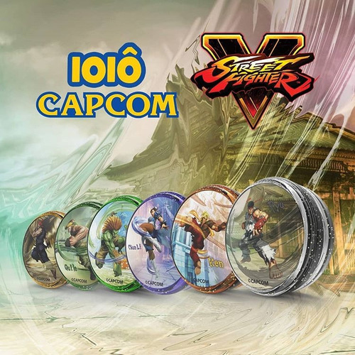 Imagem 2 de 2 de Yoyo Capcom Akuma Profissional Eixo Madeira Street Fighter