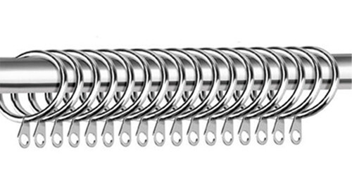 Pack X 10 Argolla De Cortina Gancho A Barrote - Iluminaras
