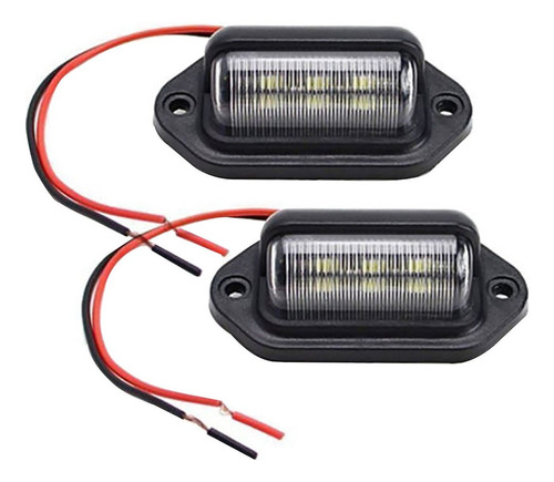 Impermeable 6 Led 12v Matrícula Light Coche Barco Camión Ys