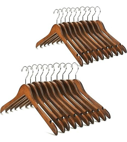 Perchas Madera Estilo Retro (10 Piezas) Distinguido