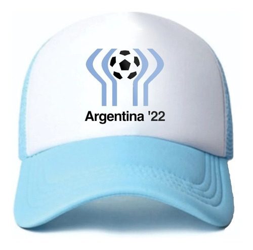 50 Gorras Trucker Blanca Celeste Seleccion Argentina Mundial