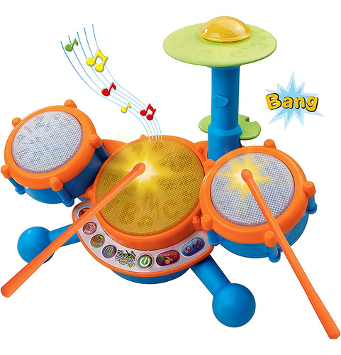 Bateria musical de brinquedo VTech Blue Blue