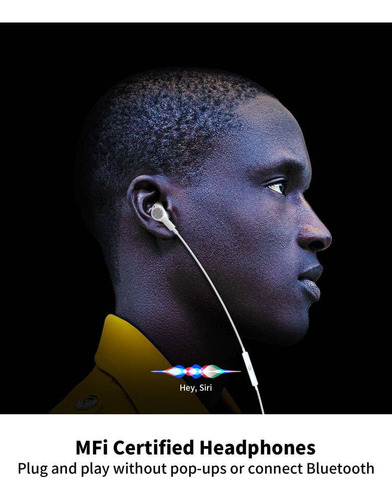 Auriculares Lightning Imangoo Con Certificación Mfi Para Iph