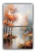 Comprar 40x60cm Arte De Pared Calidos Paisaje Boho Bastidor Madera