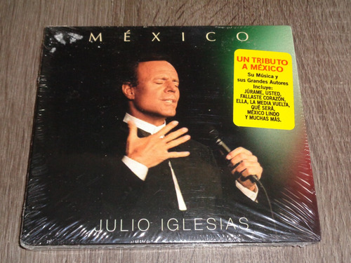 Julio Iglesias, México, Un Tributo, Cd Nuevo!!! (Usado)