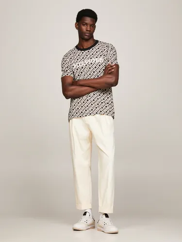 Playera negra online tommy hilfiger