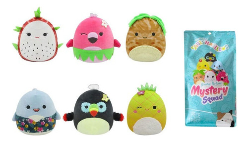 Squishmallows, 1 Tropical Mystery Squad ,peluche Perfumado Color Variado