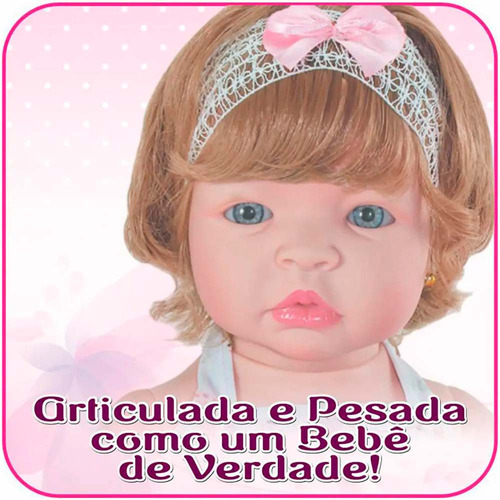 Boneca Articulada - 47 Cm - Doll Realist - Kayla - Sid-nyl