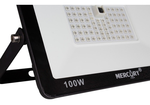 Reflector Led 100w Rgb Multicolor Tipo Tableta Delgado Ip65 Color de la carcasa Negro 80V 240V