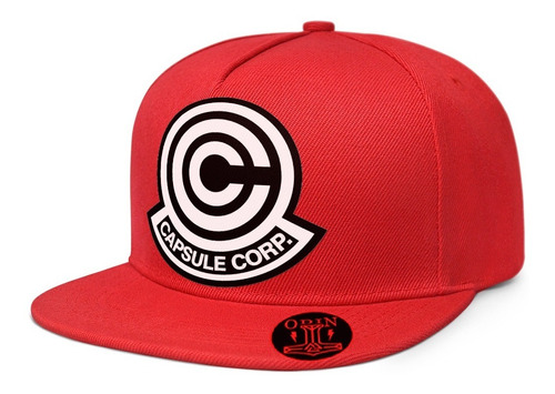 Gorra Plana Snapback Dragon Ball Capsule Corp 002