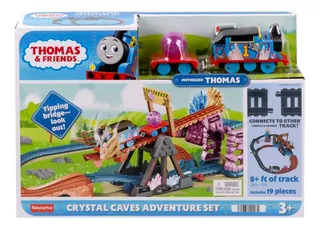 Thomas & Friends Pista Aventuras En Las Cuevas Cristal.