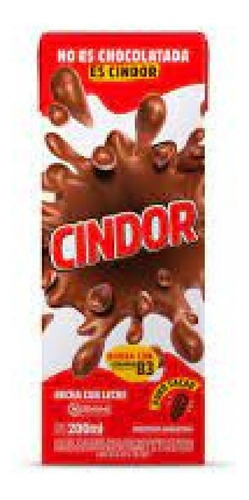 Leche Cindor Chocolatada 250cc X 14 Unidades