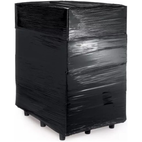 Imagen 3 de 6 de Film Stretch Alusa Negro Caja 6 Rollos 220m / Cart Paper